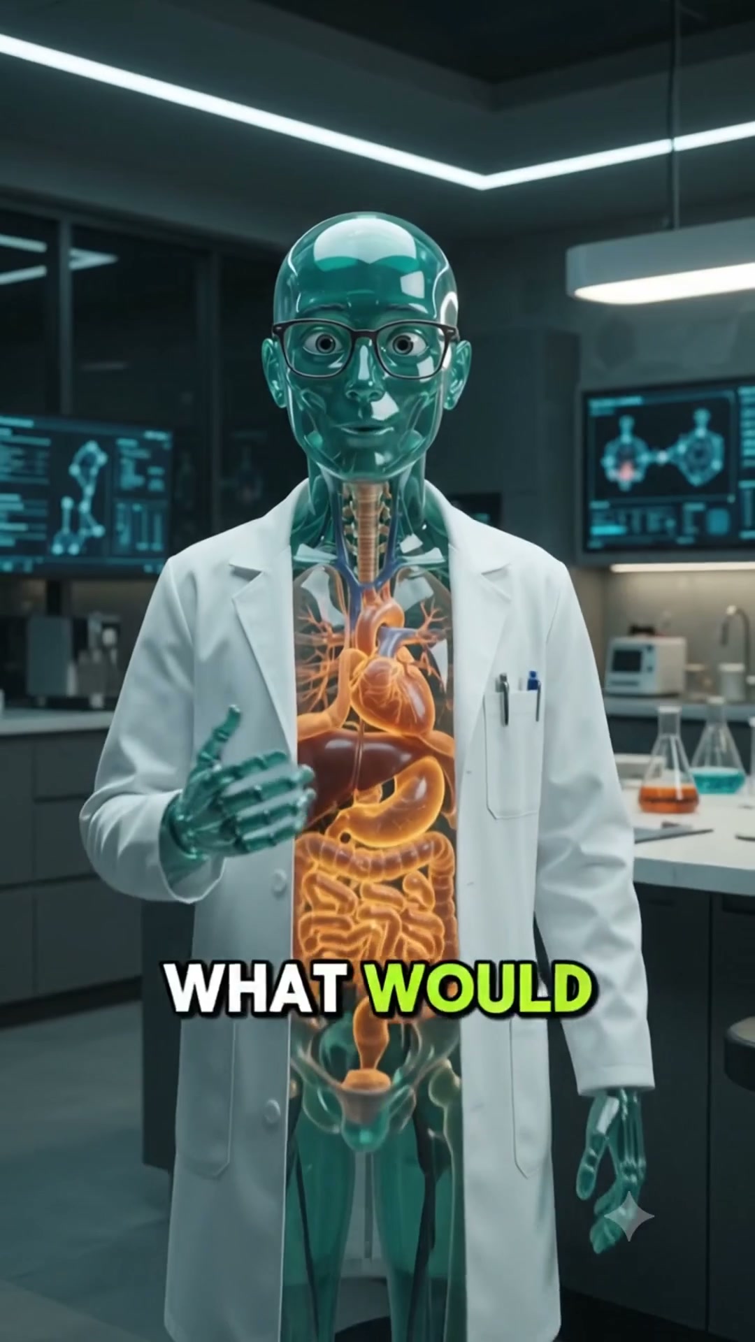 3D biomedical visualization of coffee with spices impacting human physiology